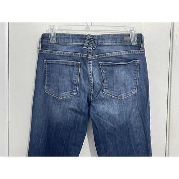 Kut From the Kloth Jeans Size 4 Kate Low Rise Bootcut Bedazzled Floral Hippie - Picture 6 of 9